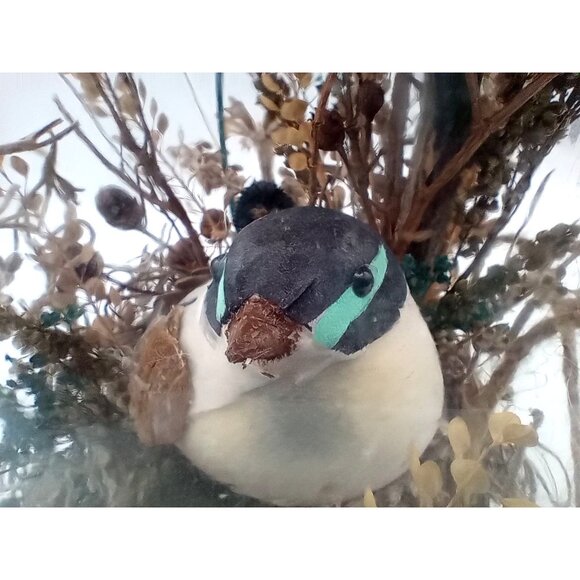 Aviary Glass Jar Native American Art Golden Harvest Southwest Bird Vintage 9.25" - Picture 13 of 15